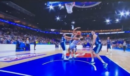 NOKAUT ZA KRAJ! Janis grubim potezom završio učešče na Evrobasketu! (VIDEO)