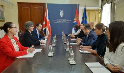 Dačić sa ambasadorkom Velike Britanije: Da unapredimo saradnju u oblastima energetike, odbrane i kulture!