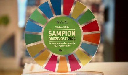 Telekom Srbija dobitnik priznanja „Šampion održivosti“  Projekat „Nijedna vrsta ne umire sama“ primer najbolje prakse održivog poslovanja