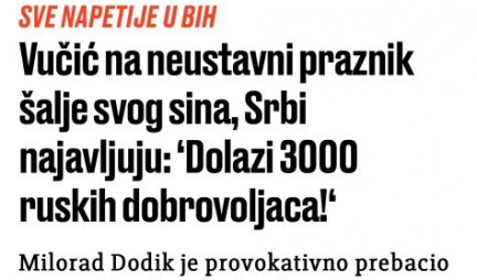 PLENKOVIĆEVOJ BOLESTI NEMA GRANICA! Hrvatski mediji objavili najnovije laži o predsedniku Srbije i njegovom sinu Danilu!