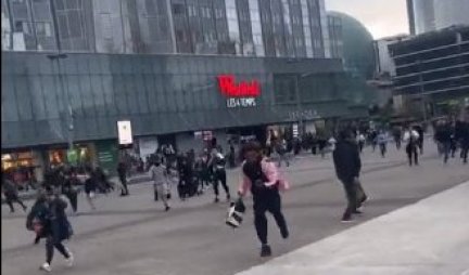UŽAS U PREDGRAĐU PARIZA! Muškarac izvršio samoubistvo u tržnom centru! Ljudi u panici bežali napolje (VIDEO)