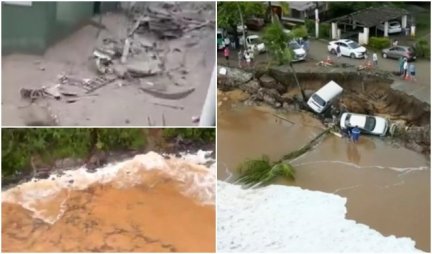 (VIDEO) HOROR U BRAZILU! Poplave nose SVE PRED SOBOM, broj MRTVIH vrtoglavo RASTE, voda RUŠI KUĆE, blokira PUTEVE, spasioci TRAGAJU ZA NESTALIMA!