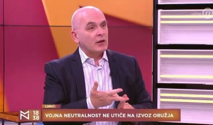 VOJNI STRUČNJAK NIKOLA LUNIĆ: Kada bi Srbija prestala da izvozi oružje, dogodila bi se socijalna katastrofa! (VIDEO)