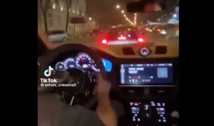 DODALI GAS, VRIŠTE OD SMEHA, DA LI SU PIJANI, DROGIRANI?! Snimak bahate vožnje Beogradom kruži mrežama i zgražava građane (VIDEO)