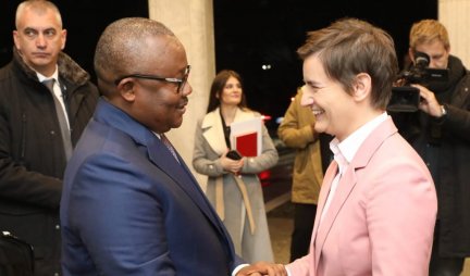 Ana Brnabić dočekala predsednika Republike Gvineje Bisao Umaroa Sisoko Embaloa