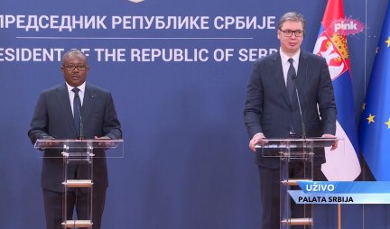 SARAĐIVAĆEMO U MNOGIM OBLASTIMA! Vučić sa predsednikom Gvineje Bisao: Imali smo odličan razgovor, idemo ka zbližavanju naših zemalja i naroda