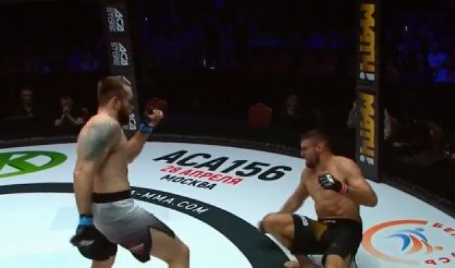 RUS UNIŠTIO HRVATA! Nekadašnji UFC borac BROJAO ZVEZDE NAKON BRUTALNOG UDARCA (VIDEO)