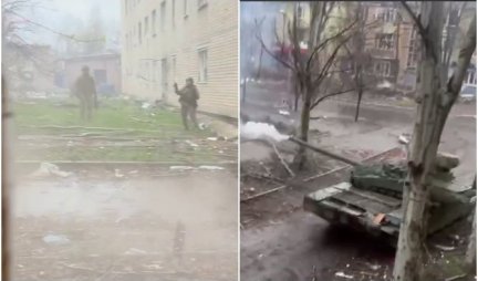 ŠIRI SE SNIMAK, VAGNER U BAHMUTU KORISTI MOĆNE TENKOVE! U okršaju sa ukrajinskim snagama primećen je i poseban detalj, jesu li ovo tenkovske posade same uradile?! (VIDEO)