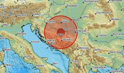 ZEMLJOTRES U BOSNI I HERCEGOVINI, OSETIO SE I U SRBIJI! Potres jačine 4,3 stepena kod Odžaka