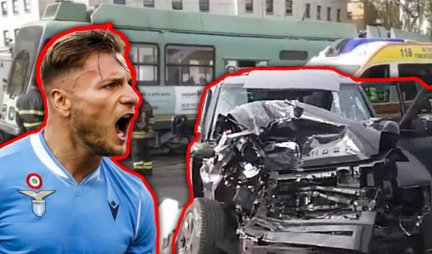 AUTOMOBIL SMRSKAN, TRAMVAJ PROŠAO KROZ CRVENO... Sergejev saigrač krvav, imao saobraćajnu nesreću! (VIDEO/FOTO)