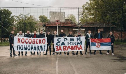 ŽELE NA SKUPU DA SE ZAHVALE VUČIĆU! Mladići iz Kosovskog Pomoravlja krenuli pešice za Beograd