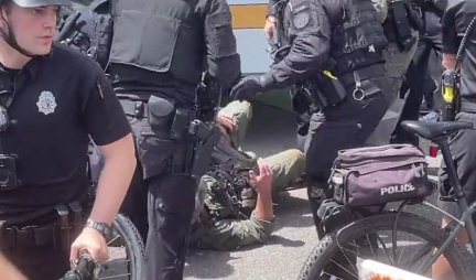 HOROR NA PROSLAVI DENVEROVE TITULE: Policajac TEŠKO POVREĐEN, mogao bi da ostane bez NOGE (VIDEO)