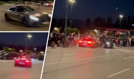 UZNEMIRUJUĆI SNIMAK! Automobilom u Zagrebu uleće u grupu ljudi