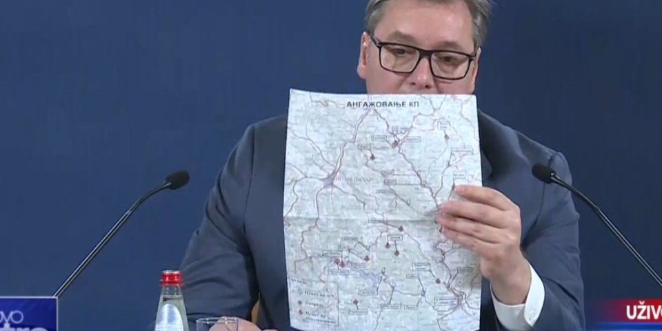 Predsednik pokazao krucijalnu mapu! U toku je drugi deo akcije Prištine: Ovo je monstruozni plan Kurtija!