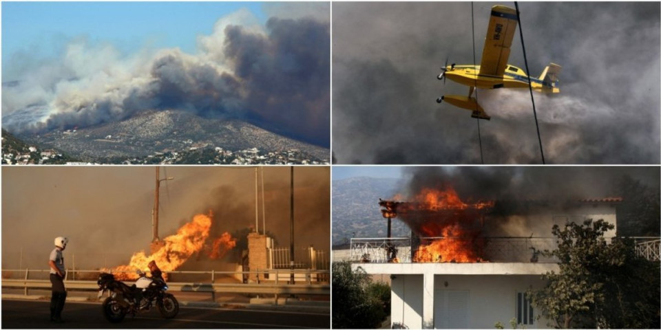 Haos u Grčkoj, stravični požari gutaju sve pred sobom, hiljade dece evakuisano, Micotakis se hitno oglasio! (FOTO)