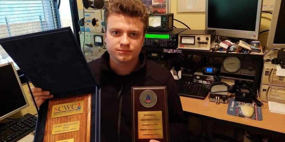 Niko kao Janko! Mladi Užičanin postao svetski šampion u radio-amaterizmu
