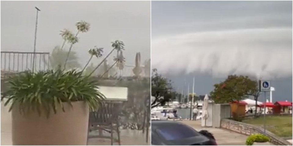(VIDEO) Apokalipsa stigla u Hrvatsku! Narod u strahu gleda oluju koja se približava, snimljene jezive scene!