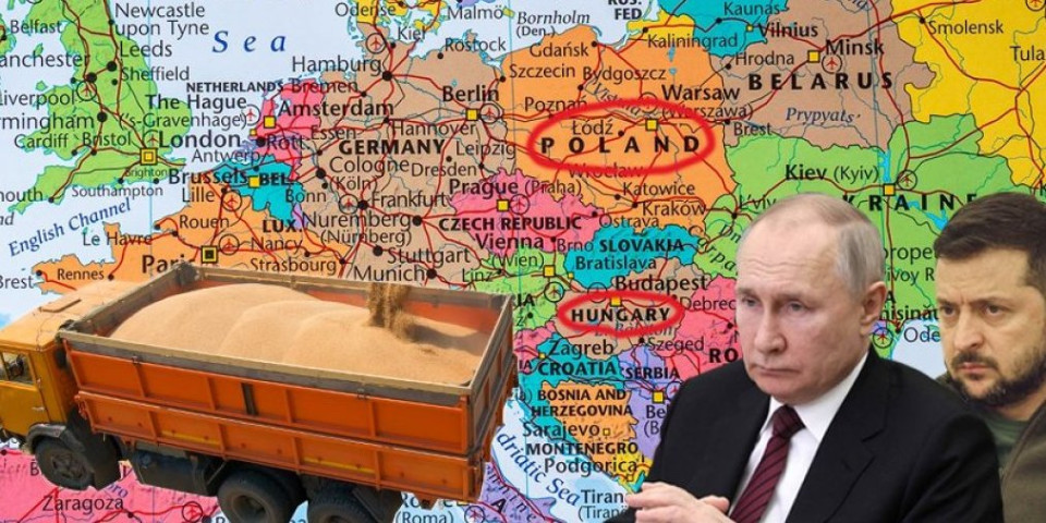 Haos zbog žita, počelo opkoljavanje Ukrajine! Rusi blokiraju Crno more, Poljska i Mađarska rutu ka Zapadu!
