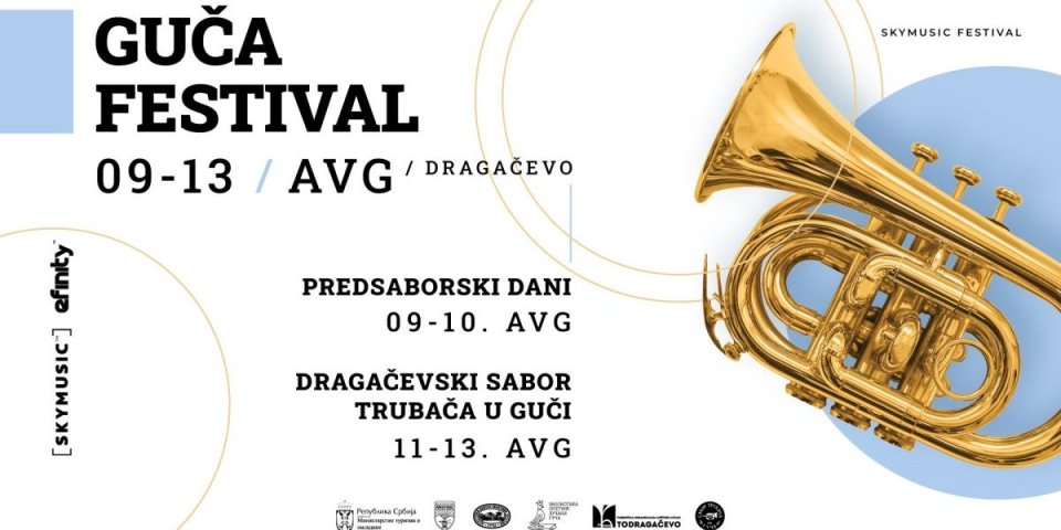 Najglasniji zvuci Srbije! Guča festival od 09. do 13. avgusta, sabor otvaraju Aleksandra Prijović i Aco Pejović