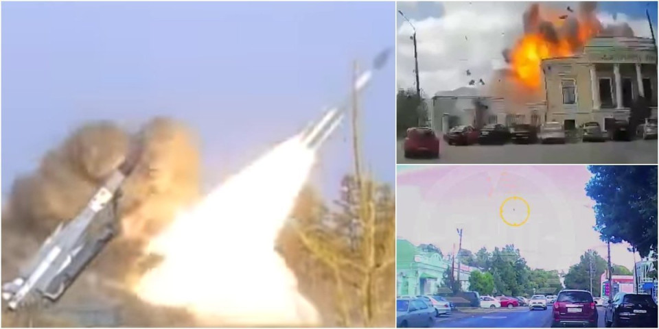 (VIDEO) Šta pokušavaju Ukrajinci?! Raketama S-200 tuku po Rusiji, objavljeni snimci snažnih udara!