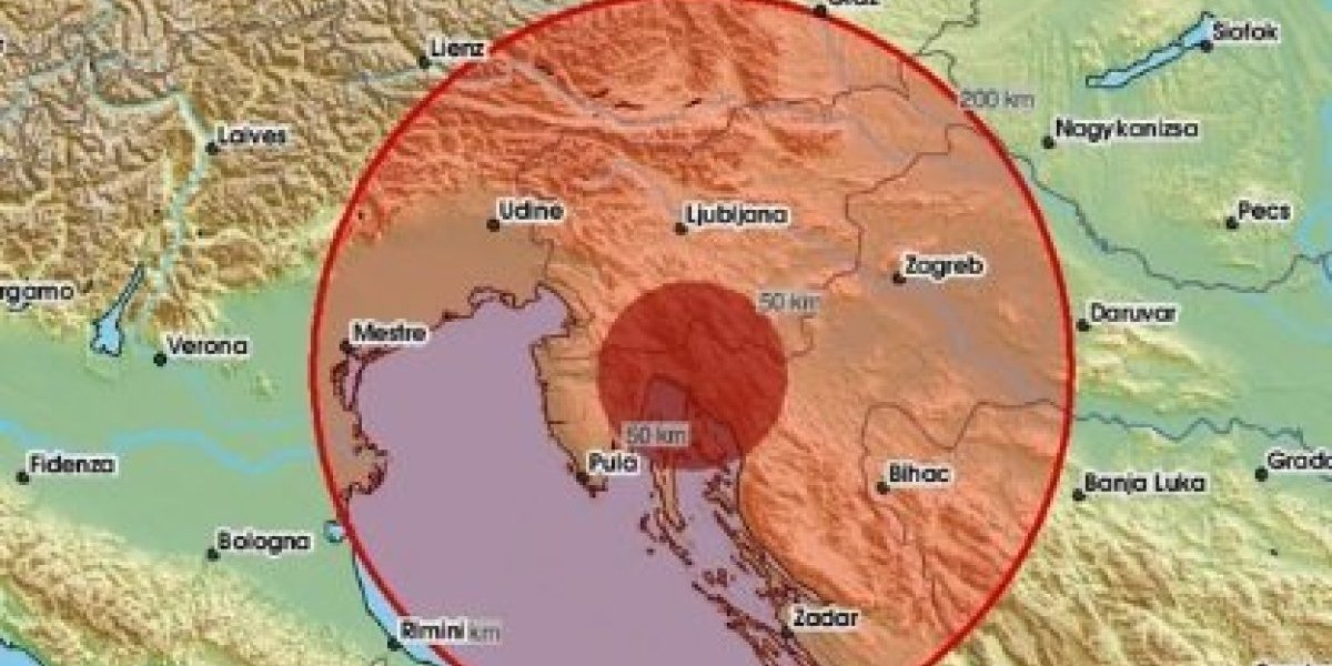 Treslo se tlo u Hrvatskoj: Zemljotres jačine 4,4 stepena pogodio Rijeku