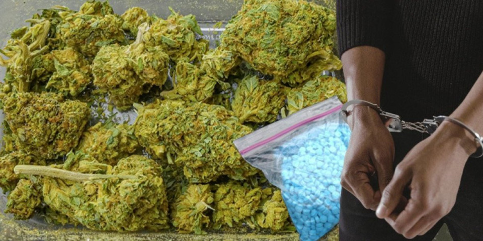 Uhapšen diler u Čačku: Policija pretresla stan i pronašla amfetamin i "travu"