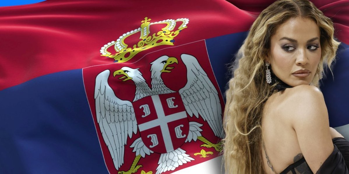 Albanska pevačica ogrnuta srpskom zastavom! Rita Ora pevala sa našim obeležjem! (VIDEO)