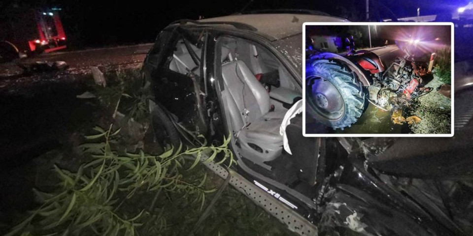 Stravičan udes traktora i automobila u Zaječaru! Više osoba povređeno! (FOTO)
