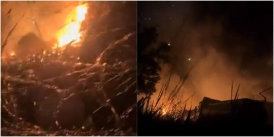 (VIDEO) Osvanuli dramatični snimci eksplozije drona u Odesi: Čuo je zvuk na nebu, počeo da beži, a onda je usledio veliki bljesak!