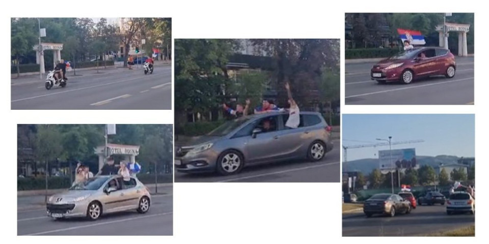 Banjaluka slavi vicešampione sveta! Trobojke se viore, tri psta da se vide - na ulicama užarena atmosfera! (VIDEO)