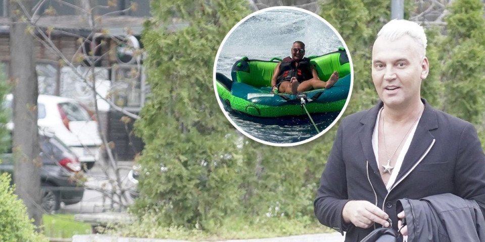HIT PAPARACO! Milan Milošević seo na šlauf pa se vozio po moru! (FOTO)