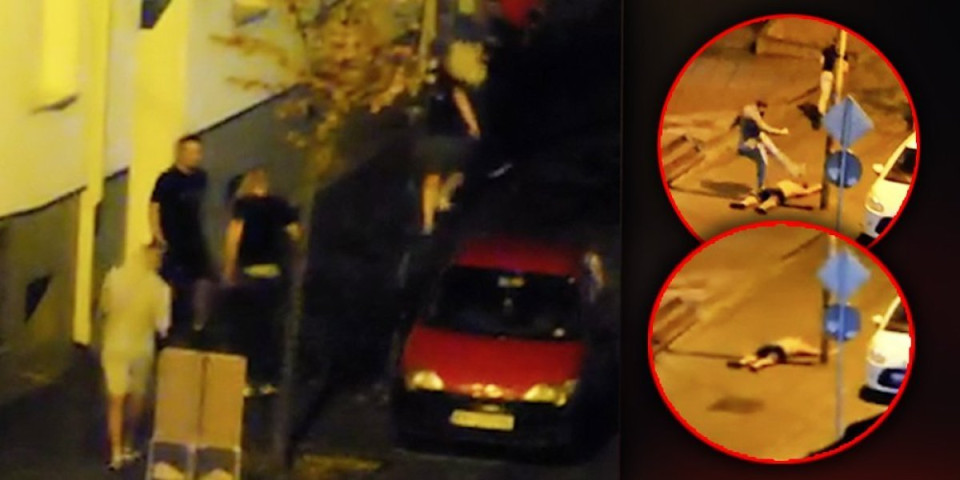UZNEMIRUJUĆE! Muškarac brutalno pretučen u Kragujevcu: Dok je nepomično ležao, šutirali ga u glavu (VIDEO)