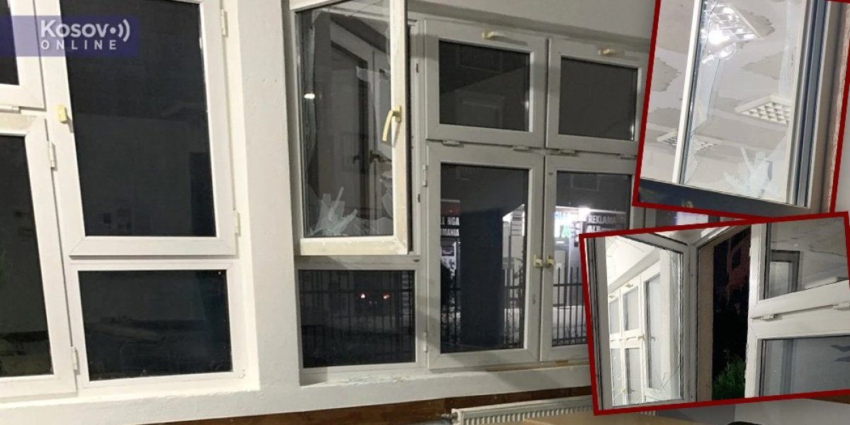 Šiptari udaraju na decu! Polomljeni prozori na Osnovnoj školi "Braća Aksić" u Lipljanu (FOTO)