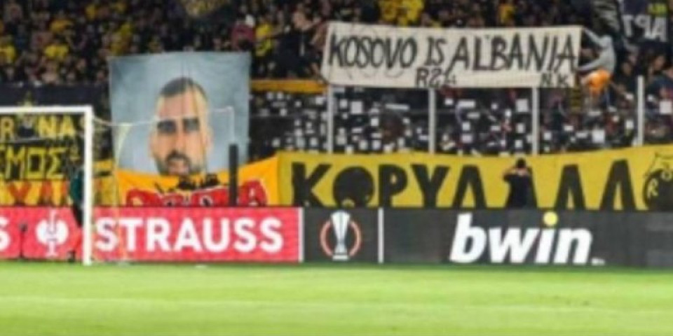 Oglasili se navijači AEK-a povodom sramnog transparenta Kosovo je Albanija
