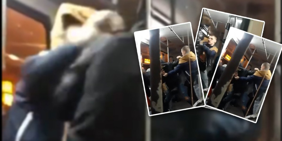 Ušao u tramvaj i počeo da bije ljude! Haos u Beogradu! (VIDEO)