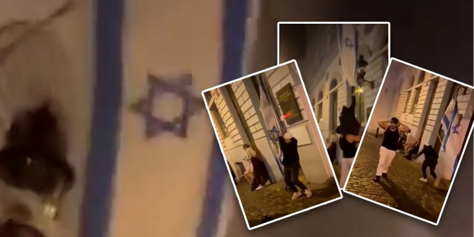 (VIDEO) Rat se preliva na Evropu! Jezive scene u Beču, muškarac cepao izraelsku zastavu, izbila stravična tuča!