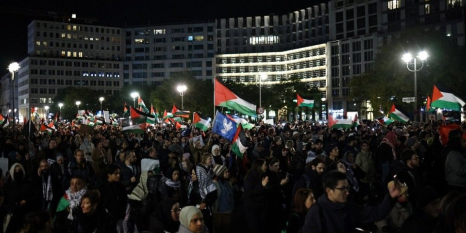 Ogromni palestinski protesti u Parizu, Londonu i Berlinu! "Primirje odmah"  (VIDEO)