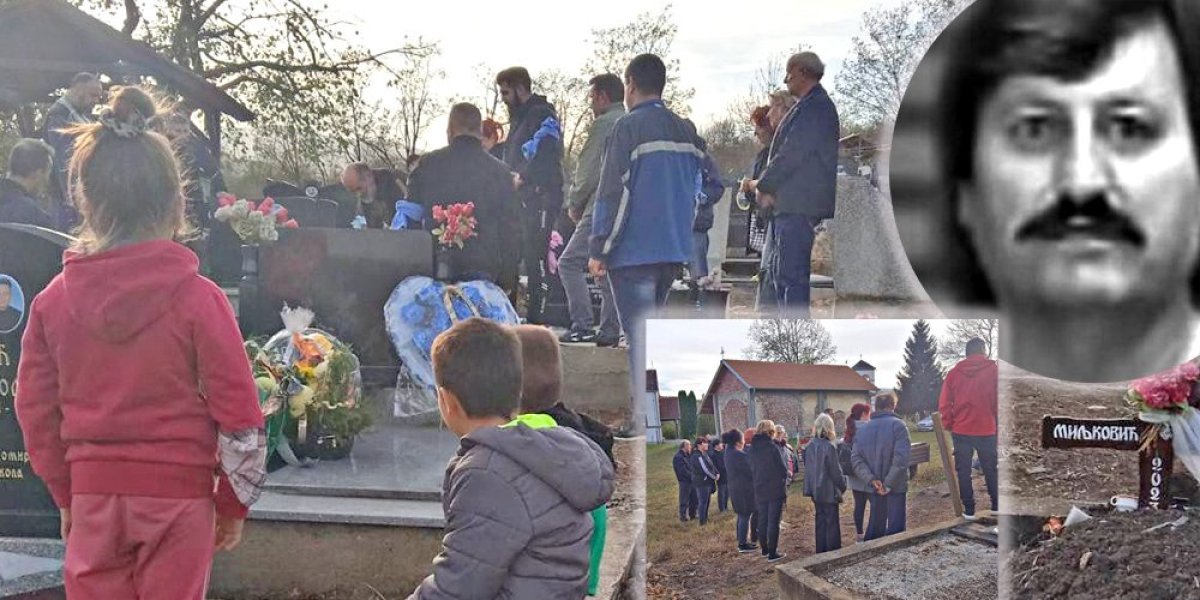 Radašin sahranjen po seoskim običajima: Porodica neutešna, a sanduk prekriven njegovim omiljenim ćebetom (FOTO)