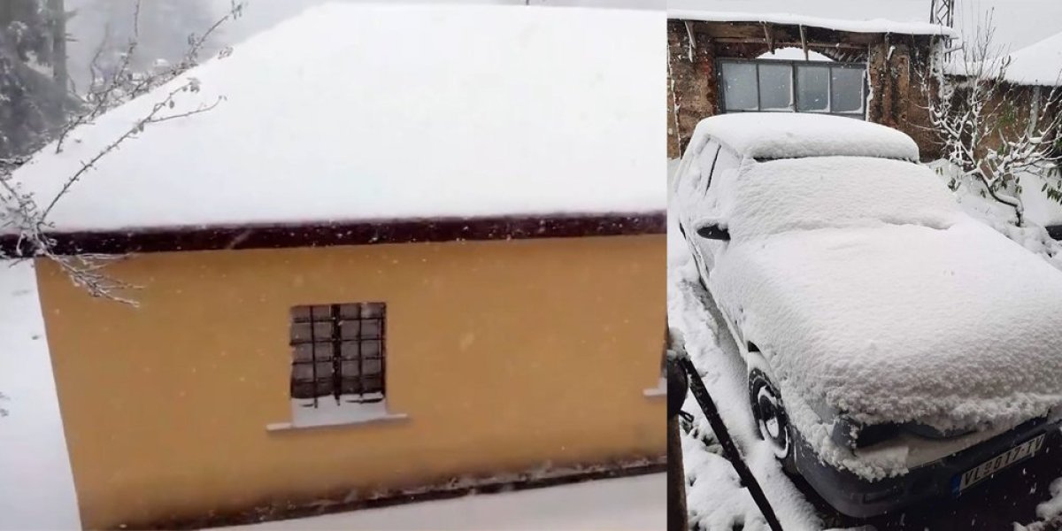 Sve se zabelelo! Sneg pada u Srbiji, hladni talas doneo i vejavicu! (FOTO/VIDEO)