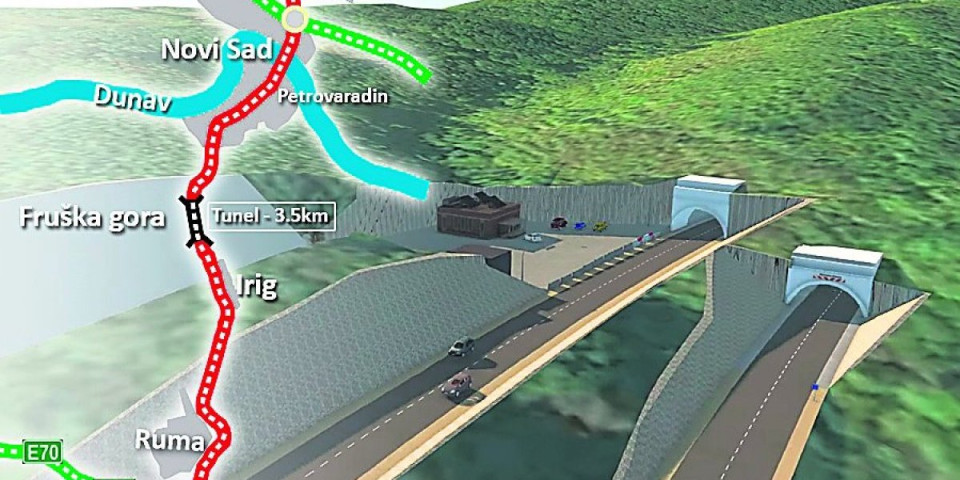 Srbija uskoro dobija hiljaditi kilometar puta prvog reda: Most do Kaća i tunel Iriški venac najzahtevniji objekti na Fruškogorskom koridoru!