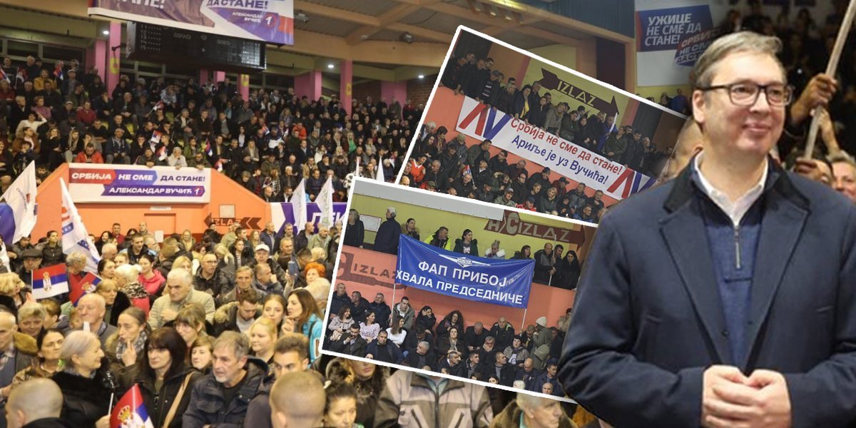 Vučić u Užicu - Neće meni nijedna ambasada određivati kakve odluke da donosim (FOTO, VIDEO)