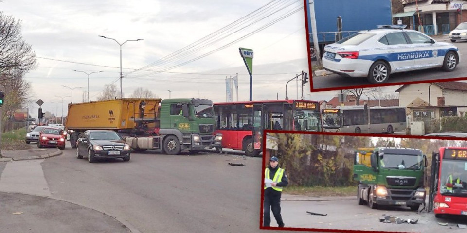 Kamion naleteo na autobus! U sudaru u centru Niša povređeno šest osoba (VIDEO)