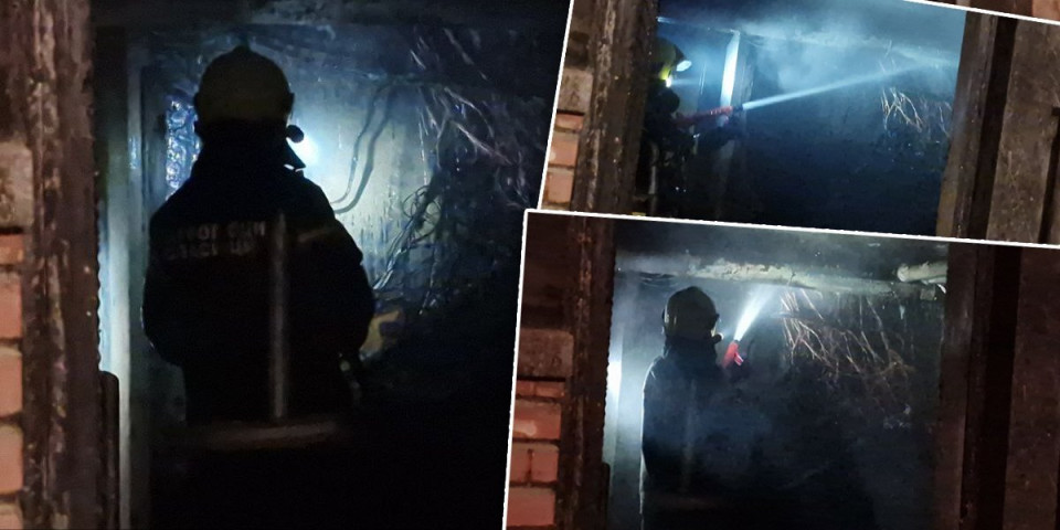 Požar u stanu u Rakovici! Jedna osoba pronađena bez svesti