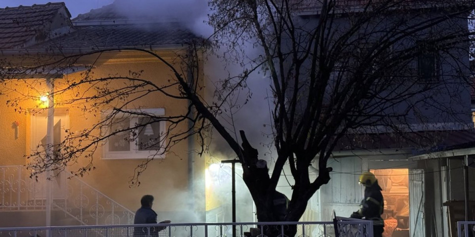 Veliki požar u Čačku, spasena trudnica! Vatra izbila u sušari, u naselju Vinara! (FOTO, VIDEO)