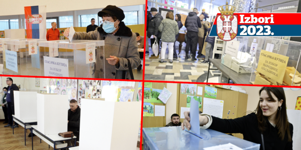 IZBORI 2023. U SRBIJI: Poslednji sat do zatvaranja biračkih mesta (FOTO, VIDEO)