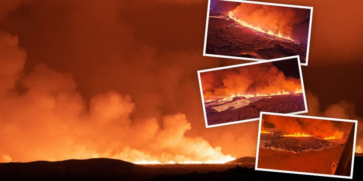 Dramatični snimci sa severa, ovoga su se bojali! Eruptirao vulkan na Islandu, evakuisano skoro 4.000 ljudi! (FOTO, VIDEO)
