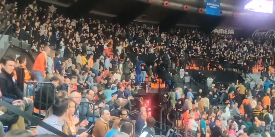 Policija pendrecima tukla "grobare", Valensija udarila po navijačima Partizana (VIDEO)