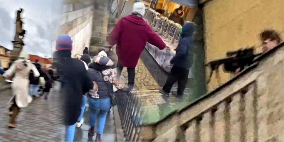 Neviđena panika u Pragu! Ovo je prvi snimak studenata posle pucnjave u školi, javio se nastavnik (VIDEO)