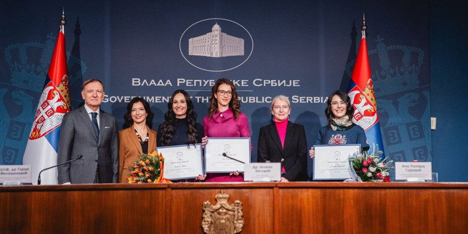 Dodeljena priznanja "Žene u nauci" za 2023. godinu
