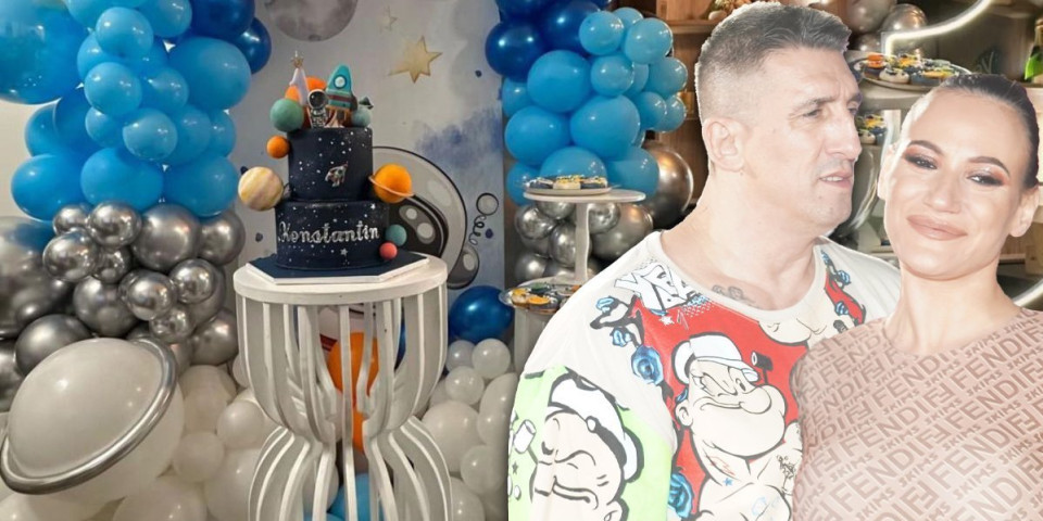 Slavlje u domu Kristijana Golubovića: Rijaliti učesnik i njegova supruga proslavili sinu prvi rođendan